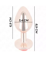 KINK - PLUG ANAL OR ROSE AVEC ROSE ROUGE M