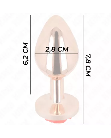 KINK - PLUG ANAL OR ROSE AVEC ROSE ROUGE S KINK - PLUG ANAL OR ROSE AVEC ROSE ROUGE S