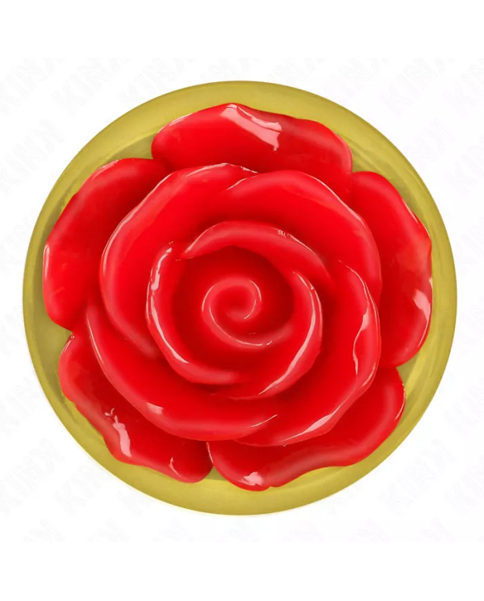 KINK - PLUG ANAL OR ROSE ROUGE TAILLE S