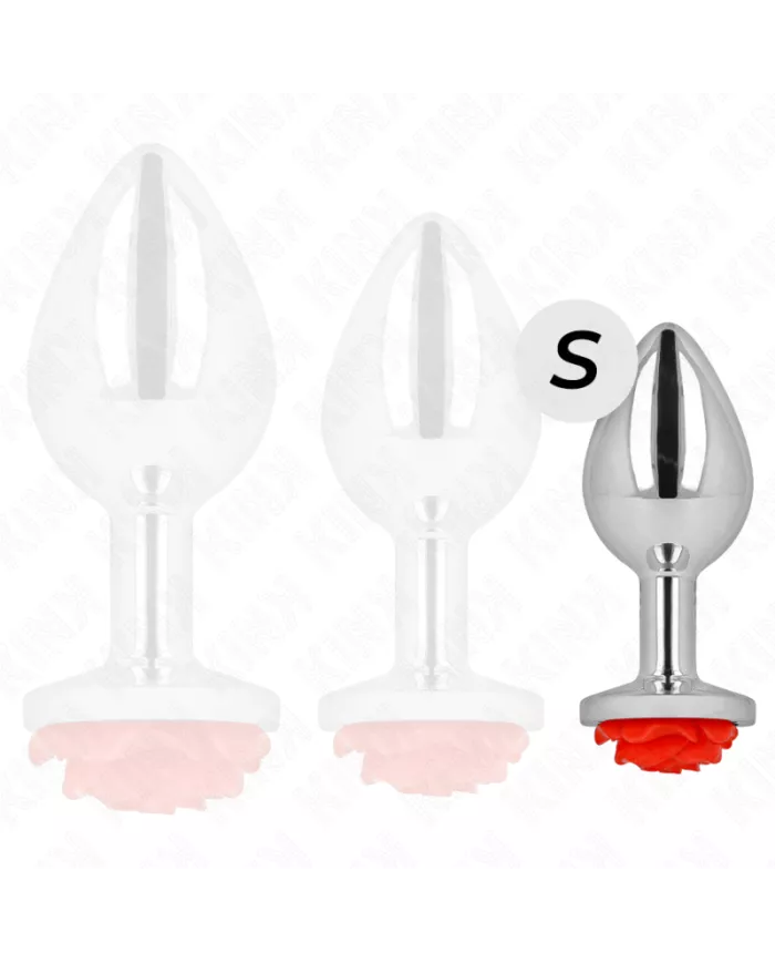 KINK - PLUG ANAL ROSE ROUGE TAILLE S