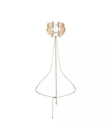 BIJOUX - DÉSIR MÉTALLIQUE COLLIER MÉTALLISÉ DORÉ BIJOUX - DÉSIR MÉTALLIQUE COLLIER MÉTALLISÉ DORÉ