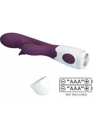 PRETTY LOVE - BUTTERFLY KISS VIBRATEUR RABBIT ET STIMULATEUR DE POINT G VIOLET PRETTY LOVE - BUTTERFLY KISS VIBRATEUR RABBIT ET STIMULATEUR DE POINT G VIOLET