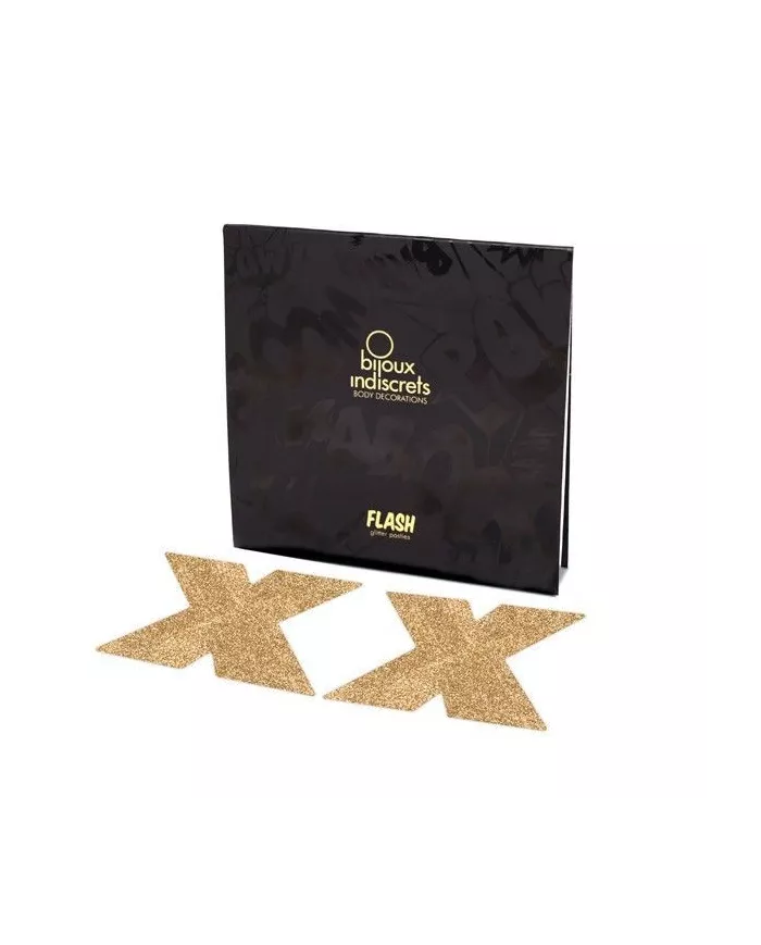 BIJOUX - INDISCRETS CACHE-MAMETAUX FLASH OR BIJOUX - INDISCRETS CACHE-MAMETAUX FLASH OR