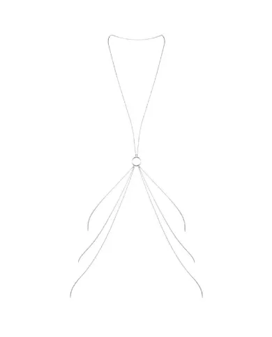 BIJOUX - MAGNIFIQUE CHAÎNES MÉTALLIQUES POUR LE CORPS 8 ARGENT