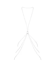 BIJOUX - MAGNIFIQUE CHAÎNES MÉTALLIQUES POUR LE CORPS 8 ARGENT