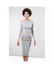 BIJOUX - INDISCRETS MAZE HARNAIS FORME ROBE MARRON BIJOUX - INDISCRETS MAZE HARNAIS FORME ROBE MARRON