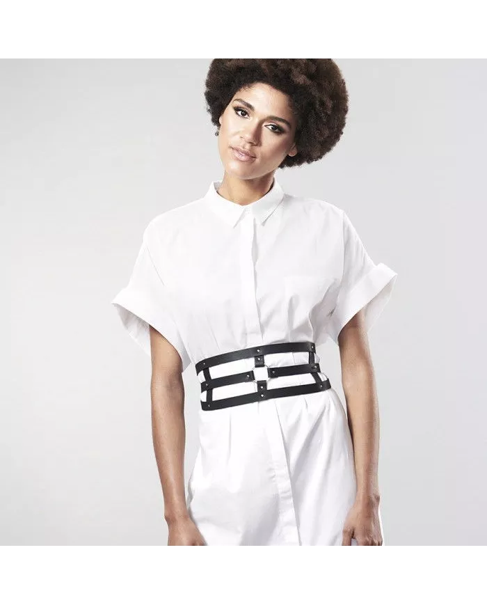 BIJOUX - INDISCRETS CEINTURE LABYRINTHE AVEC BRACELET NOIR BIJOUX - INDISCRETS CEINTURE LABYRINTHE AVEC BRACELET NOIR