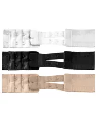 BYE-BRA - RALLONGES DE CONTOUR FLEXIBLES 2 CROCHETS 3 UNITÉS BYE-BRA - RALLONGES DE CONTOUR FLEXIBLES 2 CROCHETS 3 UNITÉS