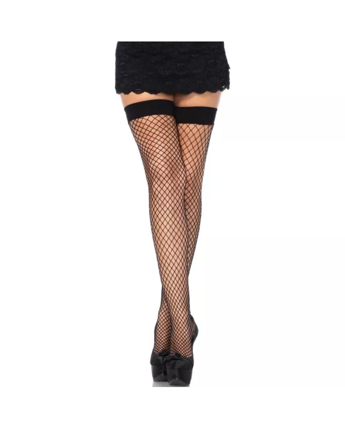 LEG AVENUE - CUISSES RÉSILLE NOIR TAILLE UNIQUE LEG AVENUE - CUISSES RÉSILLE NOIR TAILLE UNIQUE