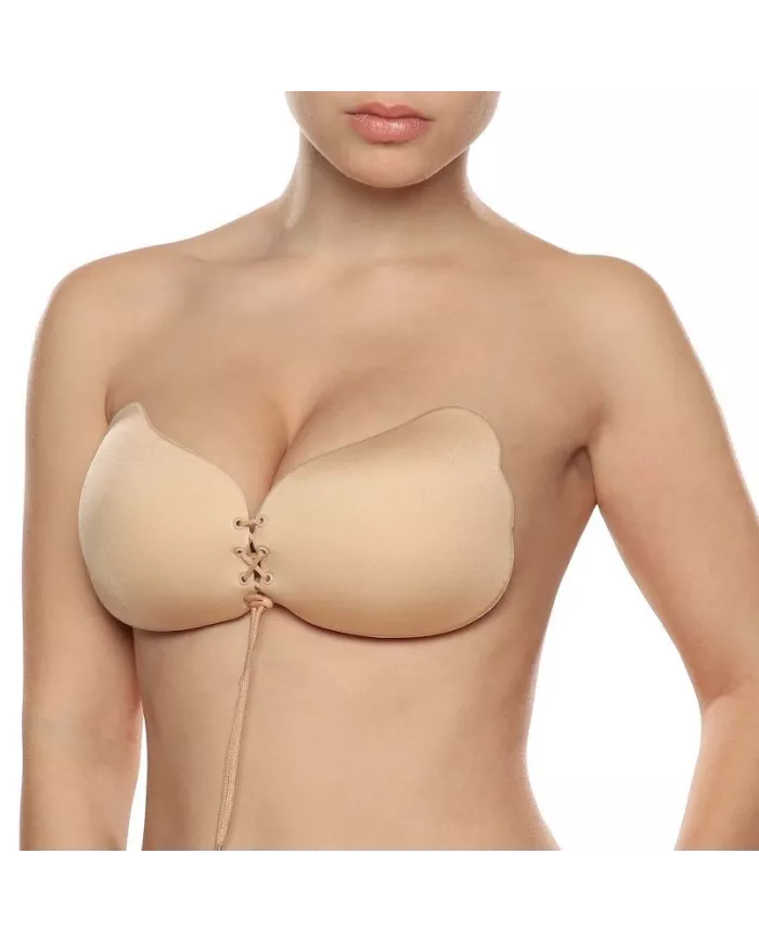 BYE-BRA - LACE-IT RENFORCEMENT PUSH-UP BEIGE BONNET D BYE-BRA - LACE-IT RENFORCEMENT PUSH-UP BEIGE BONNET D