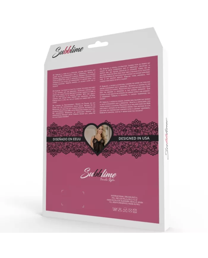 SUBBLIME - SET ENSEMBLE DEUX PIÈCES  FRANGES L / XL