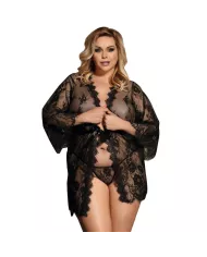 SUBBLIME - QUEEN PLUS MANCHES ÉVASÉES DENTELLE PEIGNOIR SUBBLIME - QUEEN PLUS MANCHES ÉVASÉES DENTELLE PEIGNOIR