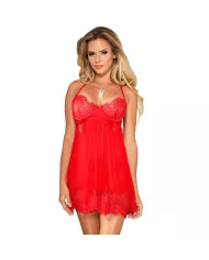 SUBBLIME - BABYDOLL AVEC NOEUD ROUGE L / XL SUBBLIME - BABYDOLL AVEC NOEUD ROUGE L / XL