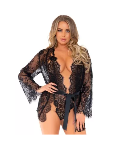 LEG AVENUE - ENSEMBLE TEDDY ET ROBE S