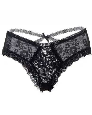 QUEEN LINGERIE - CULOTTE DENTELLE FLORALE S/M
