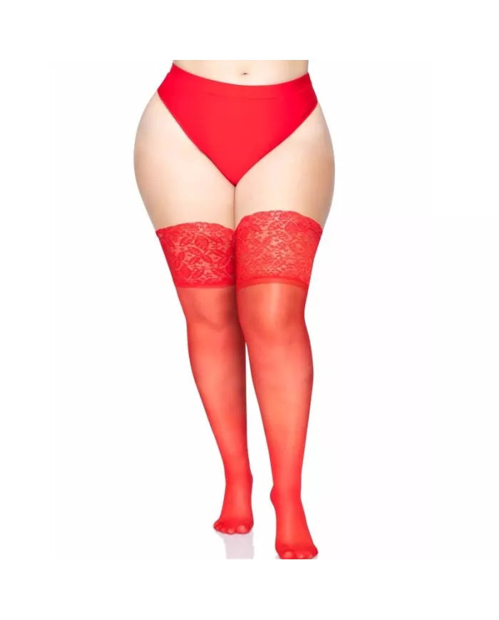 LEG AVENUE - STAY UPS SHEER CUISSE HAUT GRANDE TAILLE