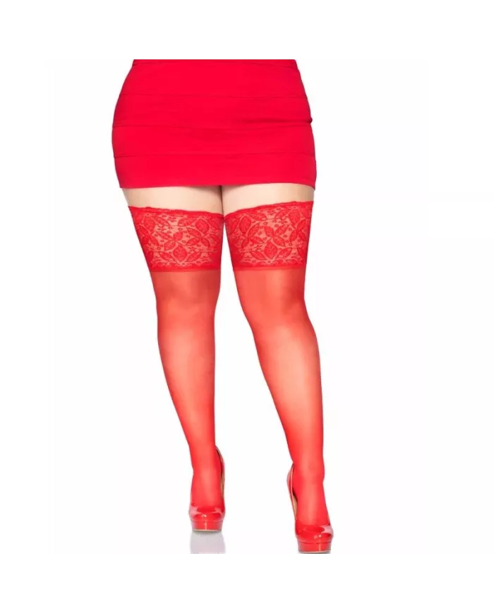 LEG AVENUE - STAY UPS SHEER CUISSE HAUT GRANDE TAILLE