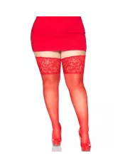 LEG AVENUE - STAY UPS SHEER CUISSE HAUT GRANDE TAILLE