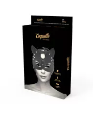 COQUETTE CHIC DESIRE - MASQUE EN CUIR VEGAN AVEC OREILLES DE CHAT