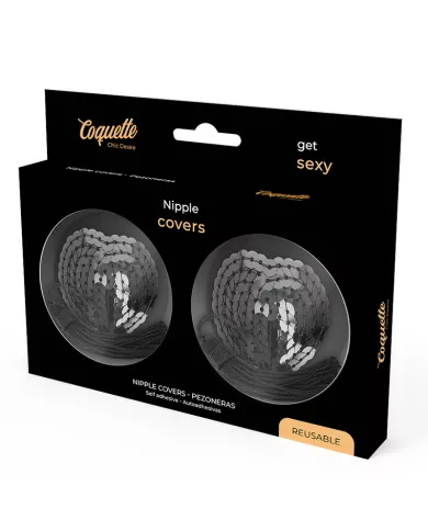 COQUETTE CHIC DESIRE - CACHE-MALINS  PAILLETTES NOIRES