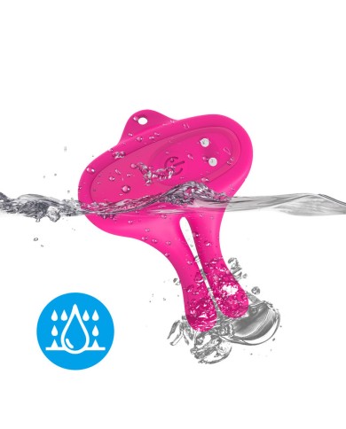 ARMONY - PINCES À TÉTONS MAGNÉTIQUES VIBRATOIRES EN FORME DE LAPIN ROSE