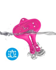 ARMONY - PINCES À TÉTONS MAGNÉTIQUES VIBRATOIRES EN FORME DE LAPIN ROSE