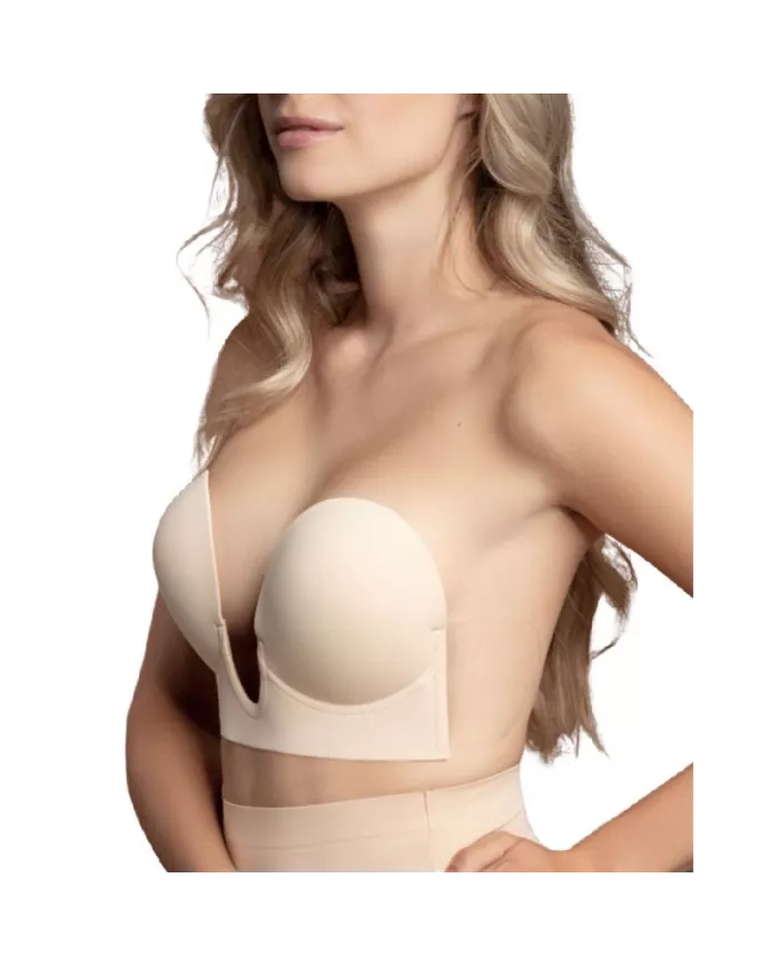 BYE-BRA - SOUTIEN-GORGE SANS POIGNÉES BEIGE BONNET B
