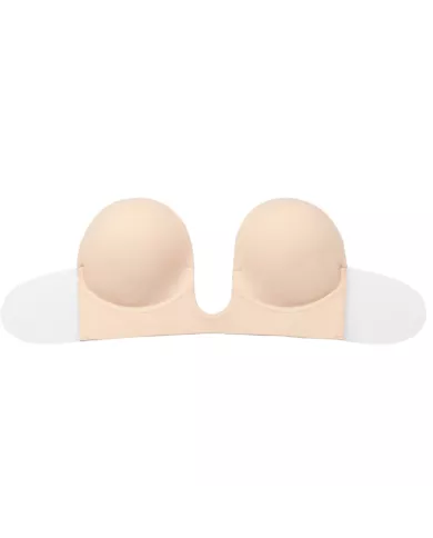 BYE-BRA - SOUTIEN-GORGE SANS POIGNÉES BEIGE BONNET E