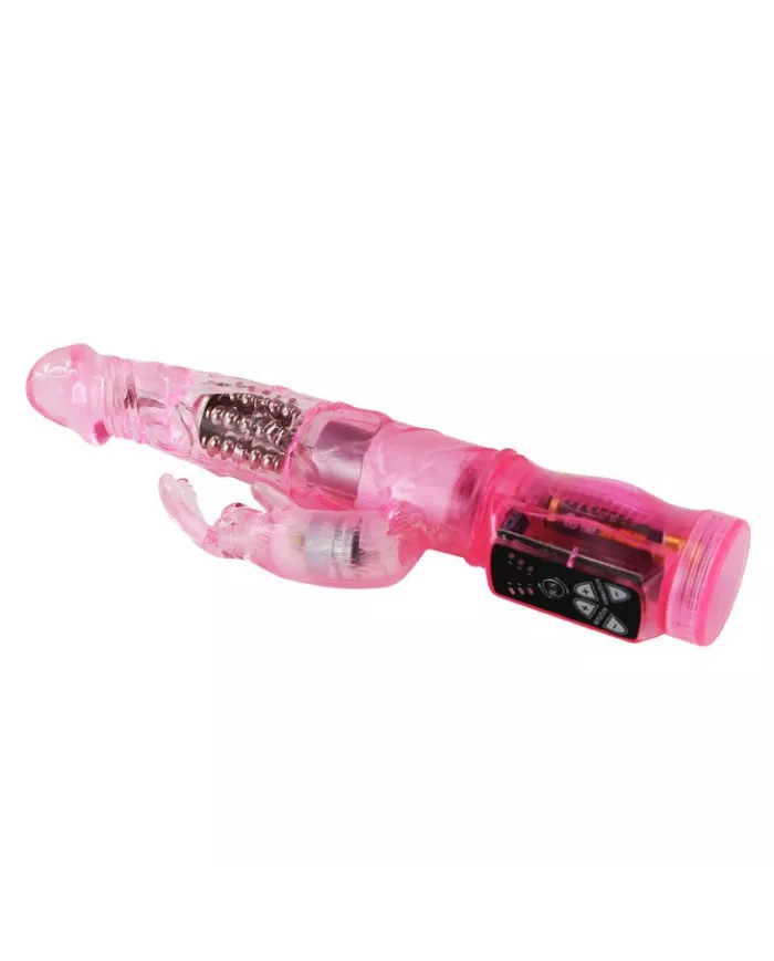 BAILE - MINI ROTATEUR LAPIN ROSE AVEC SUPERSTIMULATEUR BAILE - MINI ROTATEUR LAPIN ROSE AVEC SUPERSTIMULATEUR