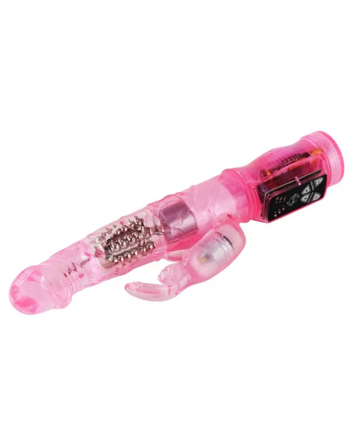 BAILE - MINI ROTATEUR LAPIN ROSE AVEC SUPERSTIMULATEUR BAILE - MINI ROTATEUR LAPIN ROSE AVEC SUPERSTIMULATEUR