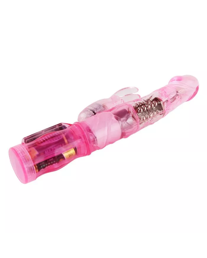 BAILE - MINI ROTATEUR LAPIN ROSE AVEC SUPERSTIMULATEUR BAILE - MINI ROTATEUR LAPIN ROSE AVEC SUPERSTIMULATEUR