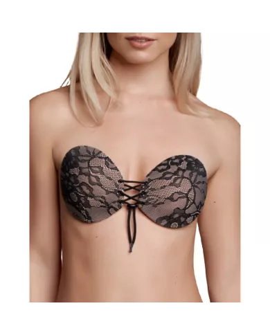 BYE-BRA - SOUTIEN-GORGE ADHÉSIF EMPLACEMENT & BRODERIE BONNET A