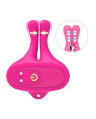 ARMONY - PINCES À TÉTONS MAGNÉTIQUES VIBRATOIRES EN FORME DE LAPIN ROSE