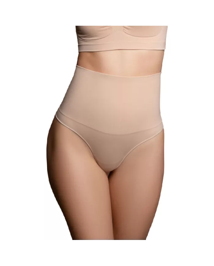 BYE-BRA - FAONNEUR SANS POINTS STYLE STRING BEIGE TAILLE XL BYE-BRA - FAONNEUR SANS POINTS STYLE STRING BEIGE TAILLE XL