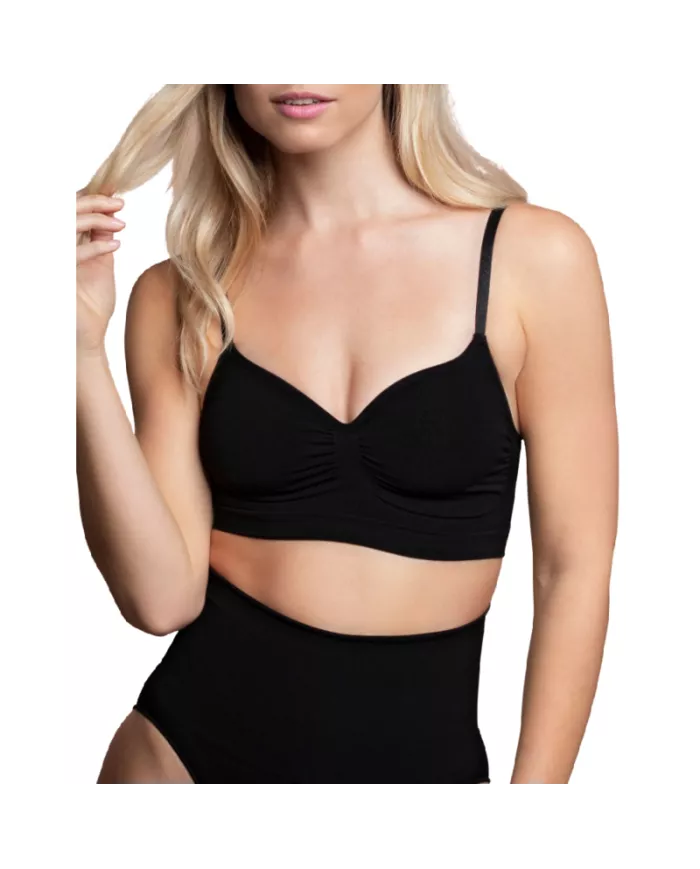 BYE-BRA - MEDIUM CONTROL SOUTIEN-GORGE SANS POINTS NOIR TAILLE M BYE-BRA - MEDIUM CONTROL SOUTIEN-GORGE SANS POINTS NOIR TAILLE M