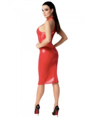 Robe mi-longue Orgia F354 wetlook