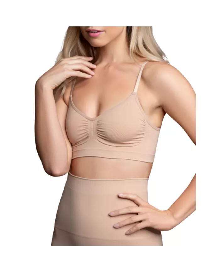 BYE-BRA - MEDIUM CONTROL SOUTIEN-GORGE SANS POINTS BEIGE TAILLE M BYE-BRA - MEDIUM CONTROL SOUTIEN-GORGE SANS POINTS BEIGE TAILLE M