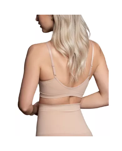 BYE-BRA - MEDIUM CONTROL SOUTIEN-GORGE SANS POINTS BEIGE TAILLE L