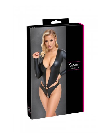 Body ouvert à manches longues - Cotelli Lingerie