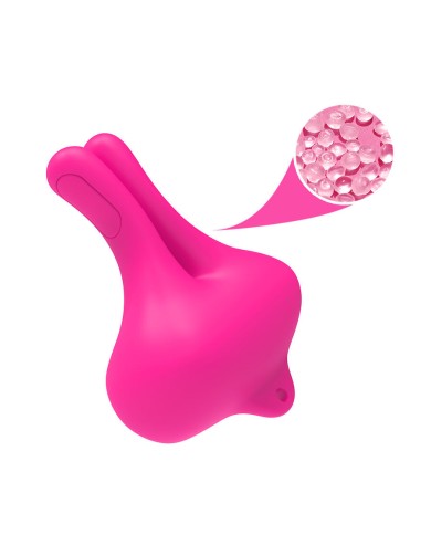ARMONY - PINCES À TÉTONS MAGNÉTIQUES VIBRATOIRES EN FORME DE LAPIN ROSE