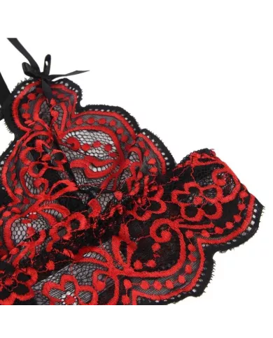 SUBBLIME - SET ENSEMBLE DEUX PIÈCES TOP ET CULOTTE EN DENTELLE L/XL SUBBLIME - SET ENSEMBLE DEUX PIÈCES TOP ET CULOTTE EN DENTELLE L/XL