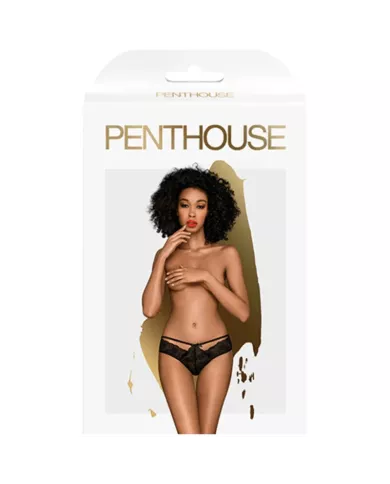 PENTHOUSE - CULOTTE ADORE ME NOIR L/XL