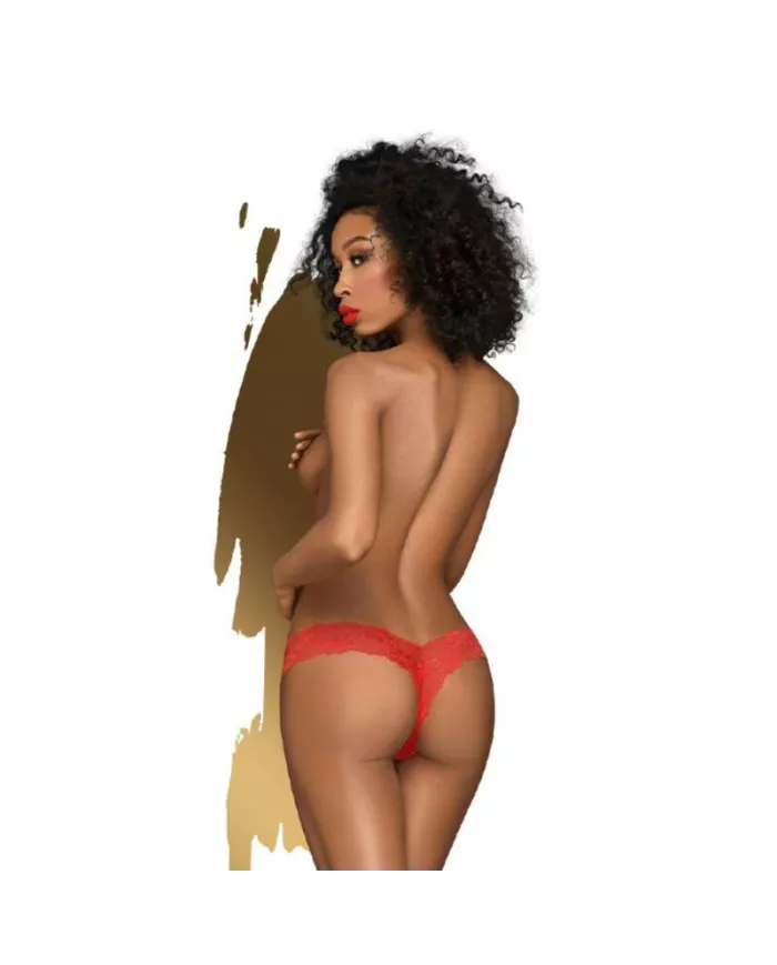 PENTHOUSE - DANGEROUS DARLING STRING ROUGE L/XL PENTHOUSE - DANGEROUS DARLING STRING ROUGE L/XL
