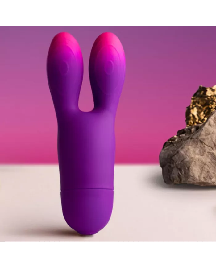 ROCKS-OFF - GLO-GIRL BUNNY VIBRATEUR FLEXIBLE VIOLET