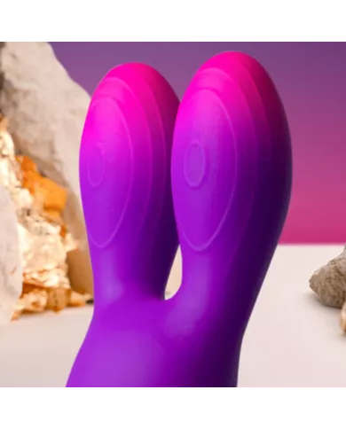 ROCKS-OFF - GLO-GIRL BUNNY VIBRATEUR FLEXIBLE VIOLET