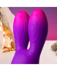 ROCKS-OFF - GLO-GIRL BUNNY VIBRATEUR FLEXIBLE VIOLET