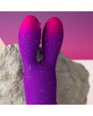 ROCKS-OFF - GLO-GIRL BUNNY VIBRATEUR FLEXIBLE VIOLET