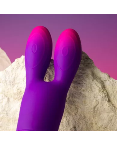 ROCKS-OFF - GLO-GIRL BUNNY VIBRATEUR FLEXIBLE VIOLET