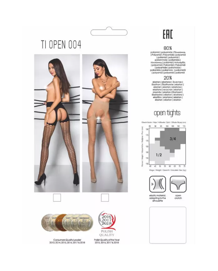 PASSION - TIOPEN 004 COLLANT NOIR 3/4 40 DEN