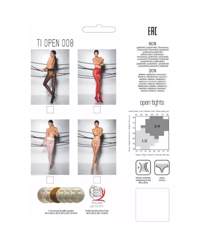 PASSION - TIOPEN 008 COLLANT BLANC 1/2 30 DEN